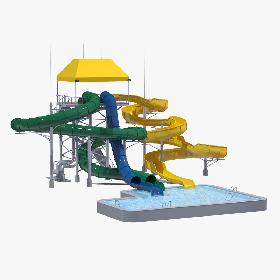 Body Slide Attraction 3D model